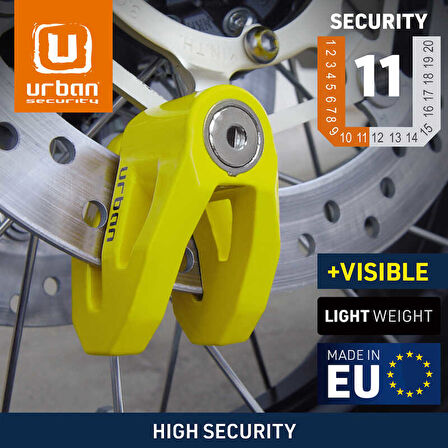 URBAN SECURITY UR208Y 10mm DİSK KİLİDİ