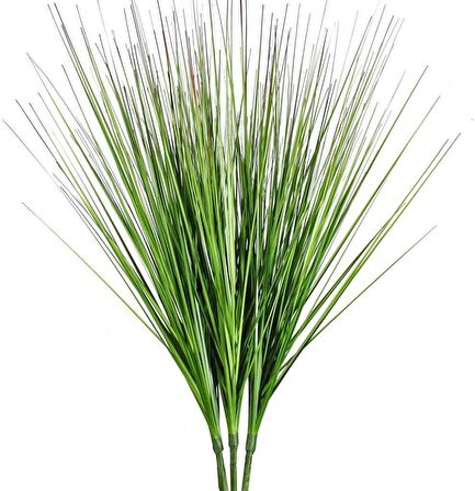 Yapay Çiçek Saz 60 cm Plants Grass  3Adet Dekoratif Çiçek 