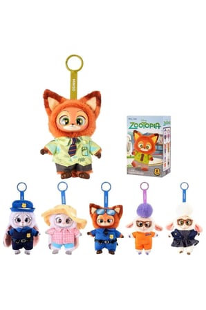 Zootopia Peluş Anahtarlık Çanta Charmı Blindbox