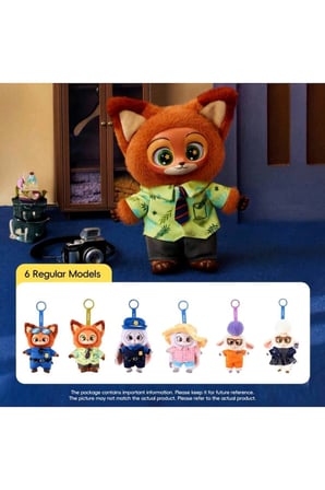Zootopia Peluş Anahtarlık Çanta Charmı Blindbox