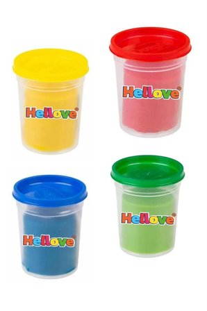 Kutulu Rengarenk Doğal Oyun Hamuru 3 Adet Oyun Hamuru Play Dough 3 x 100 Gram