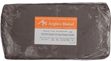 BISBAL ARGILES MODEL KİLİ 12,5 KG ANTRASİT MANGANES 106SC13A