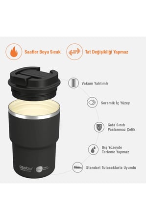 Coffee Express Tumbler - Pastel Peach