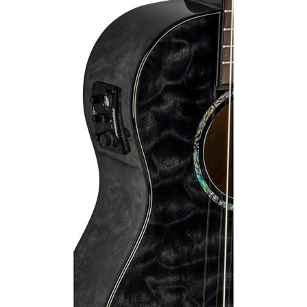 Lanikai QM-BKCEG Quilted Maple Guitalele