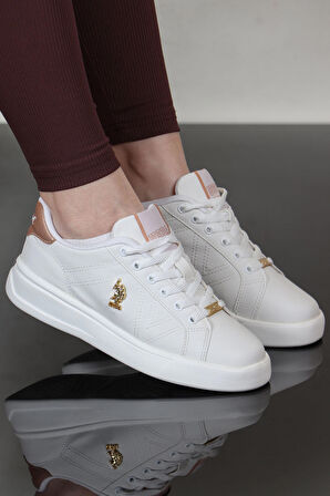 U.S. Polo Assn. Ex Rahat Taban Cilt Kadın Sneaker Ayakkabı
