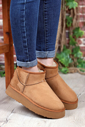 Pierre Cardın 52709 UG Kısa Süet Kürklü Spor Kadın Bot