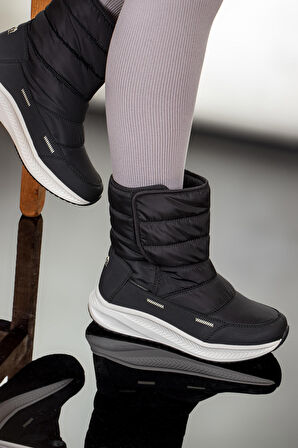 . Cal Polarlı Kaymaz Taban Cırtlı Kadın Bot