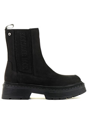 Hammer Jack 24595 Hakiki Deri Lastikli Uzun Kadın Bot