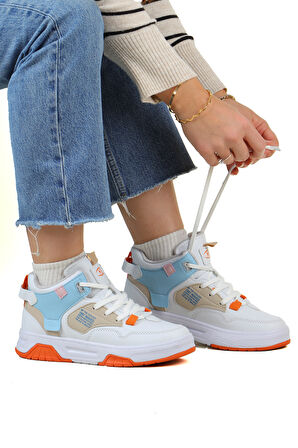 M.P. Waved Bilekli Cilt Unisex Spor Ayakkabı