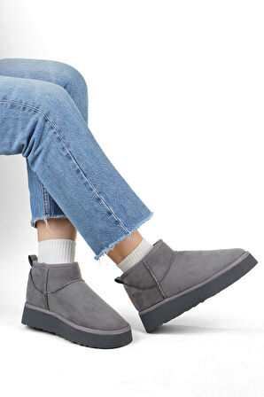 Pierre Cardın 52709 UG Kısa Süet Kürklü Spor Kadın Bot