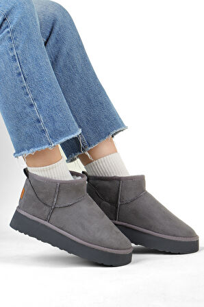 Pierre Cardın 52709 UG Kısa Süet Kürklü Spor Kadın Bot