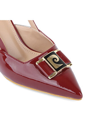 Pierre Cardin 54707 Logolu 4 Cm Topuklu Kadın Ayakkabı