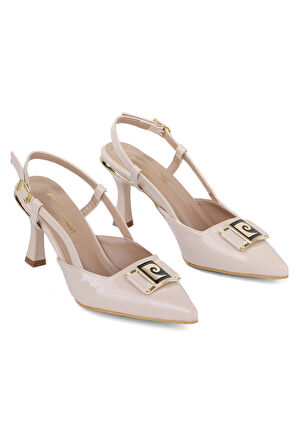 Pierre Cardin 54707 Logolu 4 Cm Topuklu Kadın Ayakkabı