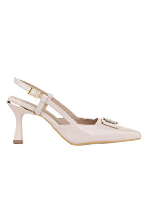 Pierre Cardin 54707 Logolu 4 Cm Topuklu Kadın Ayakkabı