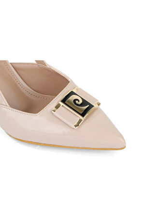 Pierre Cardin 54707 Logolu 4 Cm Topuklu Kadın Ayakkabı