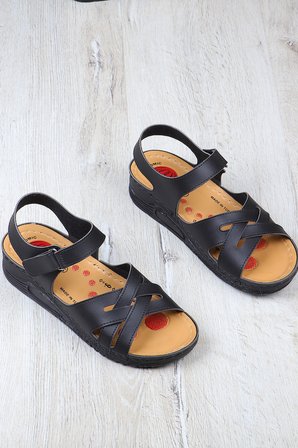 Vojo 847 Ortopedik Hafif Taban Günlük Anne Kadın Sandalet