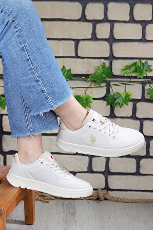U.S. Polo Assn. Sona Cilt Comfort Taban Kadın Sneaker