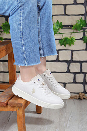 U.S. Polo Assn. Sona Cilt Comfort Taban Kadın Sneaker