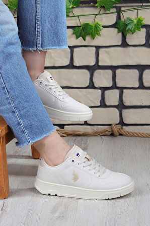 U.S. Polo Assn. Sona Cilt Comfort Taban Kadın Sneaker
