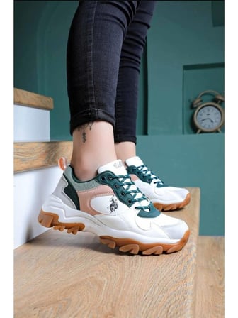 U.S. Polo Assn. Tracky Memory Foam Kadın Sneakers Ayakkabı