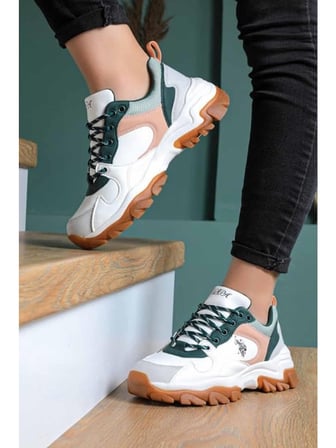 U.S. Polo Assn. Tracky Memory Foam Kadın Sneakers Ayakkabı