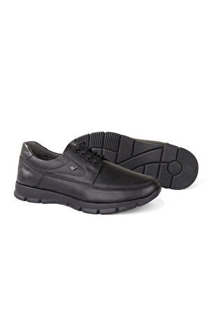 Vojo U1 Bağcıklı Ortopedik Taban Deri Kışlık Erkek Ayakkabı