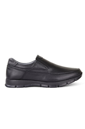 Vojo U2 Bağcıksız Ortopedik Taban Deri Kışlık Erkek Ayakkabı