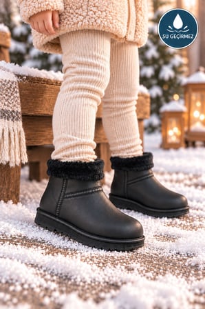 Vojo Kids Lina Su Geçirmez Kürklü Hafif Çocuk Günlük Bot