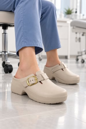 Vojo 045 Yüksek Topuklu Hastane Doktor Hemşire Kadın Terlik