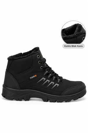Vojo Fix İçi Tüylü Fermuarlı Günlük Outdoor Erkek Bot