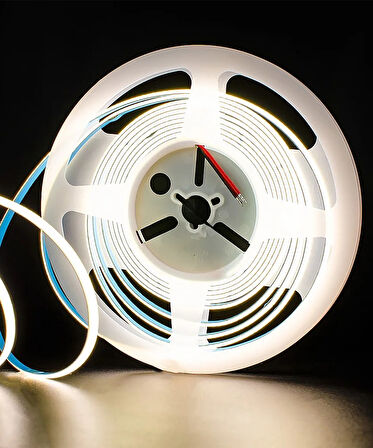 12V COB Şerit Led Günışığı Işık  - Metrede 360 Led - 5 Metre