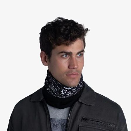 Buff Polar New Cashmere Black Bandana