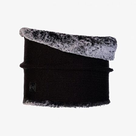 Buff Örgü Kaşkol Knitted Neckwarmer Comfort Kesha Black Siyah