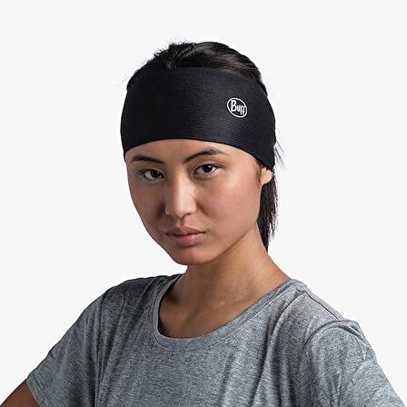 Buff® Coolnet Saçbandı UV® Ellipse Headband Solid Black Siyah