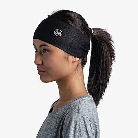 Buff® Coolnet Saçbandı UV® Ellipse Headband Solid Black Siyah