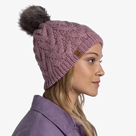 Buff Örgü ve Polar Bere Knitted & Polar Hat Caryn Rose