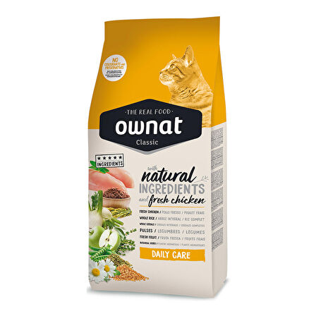 Ownat 4 kg Daily Care Yetişkin Tavuklu Kedi Maması