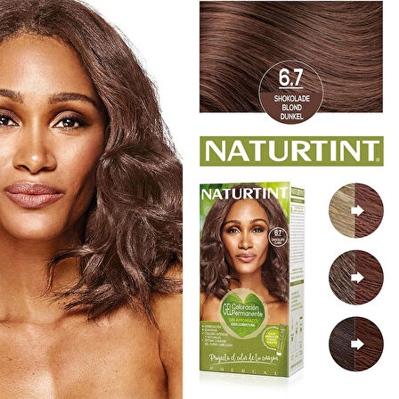 Naturtint 6.7 Açık Çikolata Doğal Saç Boyası 170ML