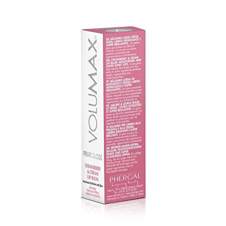 Volumax Fruit Gloss Çilek ve Krema Aromalı Dudak Parlatıcısı 7.5ML