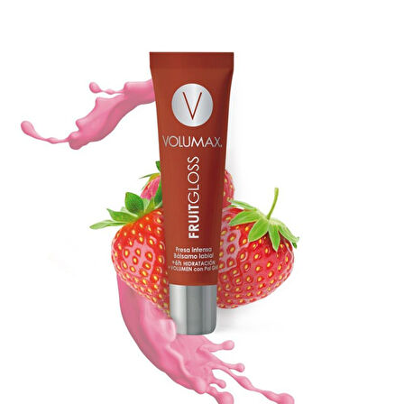 Volumax Fruit Gloss Yoğun Çilek Dudak Parlatıcısı 7.5ML