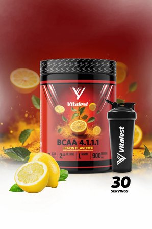 Bcaa 4.1.1 Platinium 444gr. - Limon Aromalı