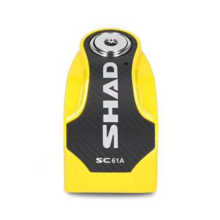 SHAD SC61A Alarmlı Sarı Motosiklet Disk Kilidi C0S6103A
