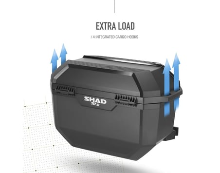 SHAD TR27 Motosiklet Yan Çanta Seti Alüminyum Kapaklı D0TR27200
