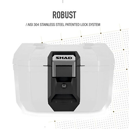 SHAD TR41 TERRA MOTOSİKLET ARKA ÇANTA - ALÜMİNYUM - TOP CASE