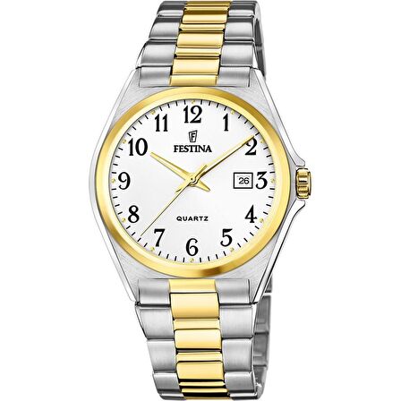 FESTINA F20554/1 ALTIN KAPLAMA KLASİK ERKEK KOL SAATİ