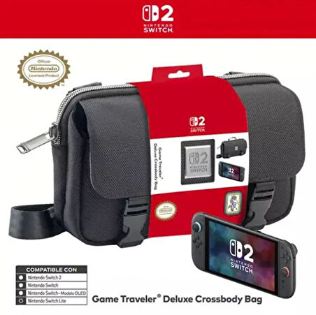 NİNTENDO SWİTCH 2 ÇAPRAZ ASKILI EL TİPİ TAŞIMA ÇANTASI MC17