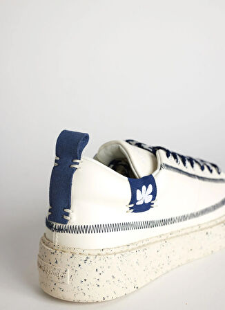 Bonamaso Sneaker, 37, Beyaz - Mavi