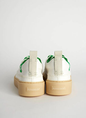 Bonamaso Sneaker, 36, Beyaz - Yeşil