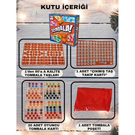 Tombala Yılbaşı Oyun Seti - Aile Kutu Oyun Set