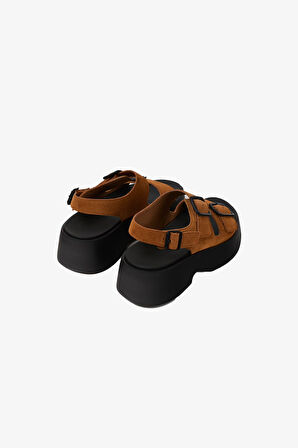 Camper Tasha Kadın Kahverengi Sandalet K201712-003